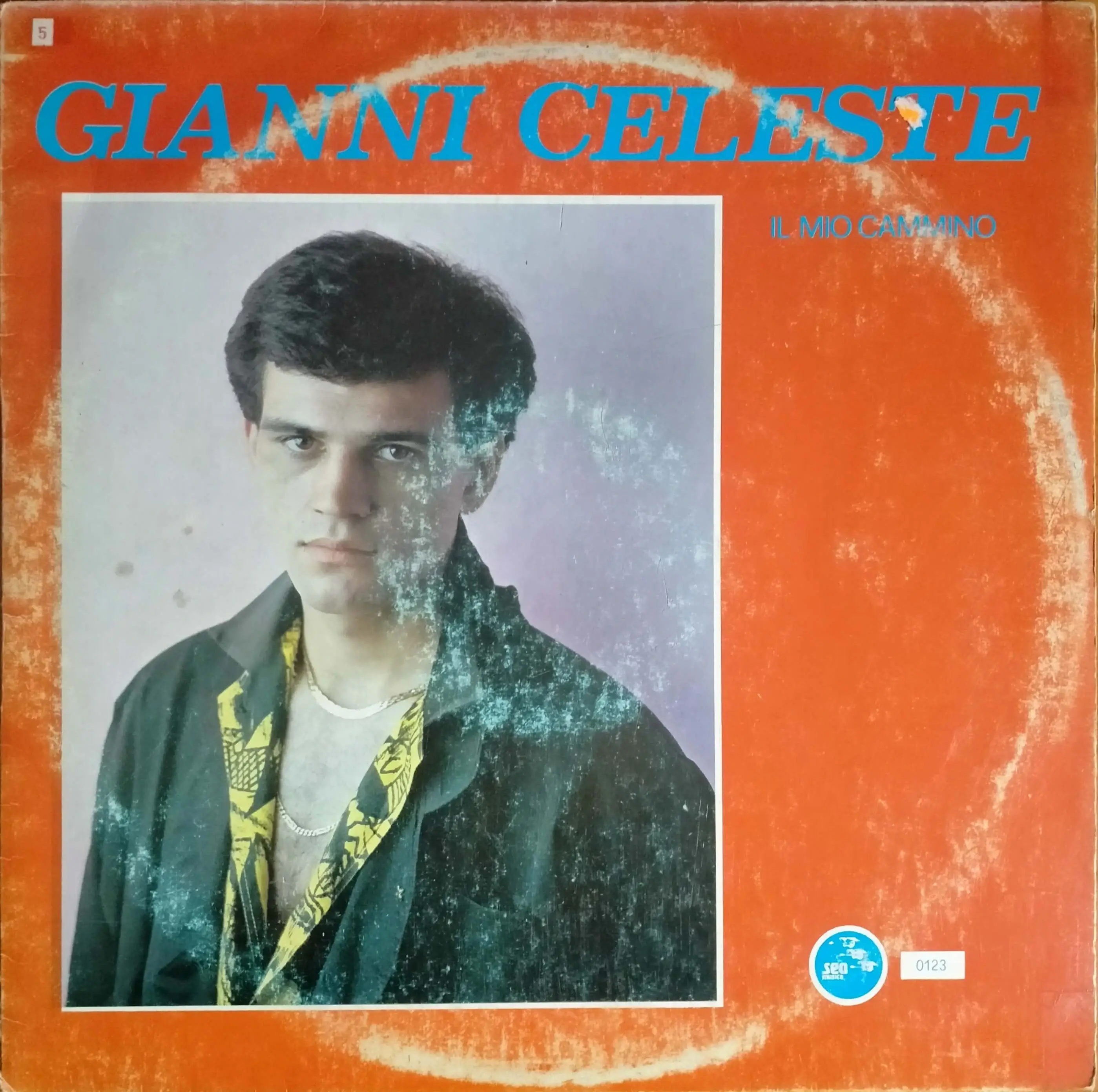 An image of a vinyl album cover by Gianni Celeste called «Il mio cammino»